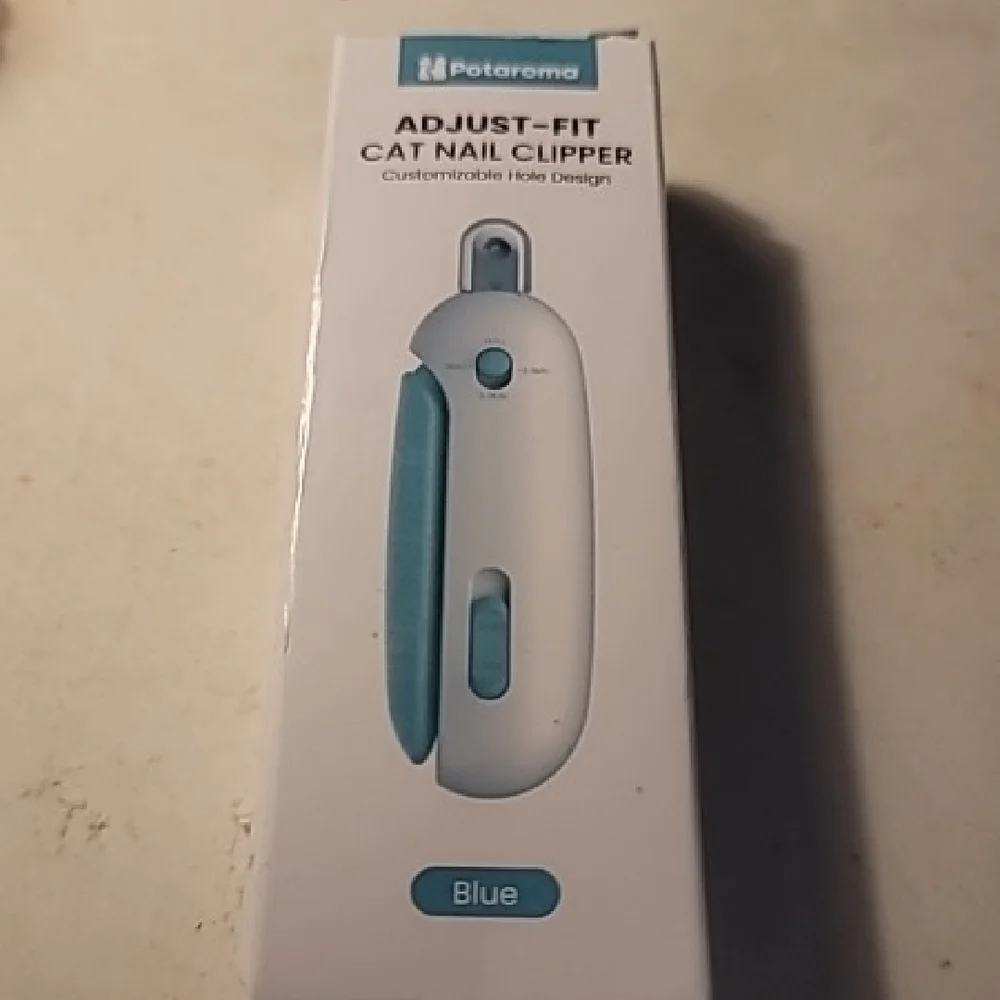 Blue Adjust-Fit Cat Nail Clipper
